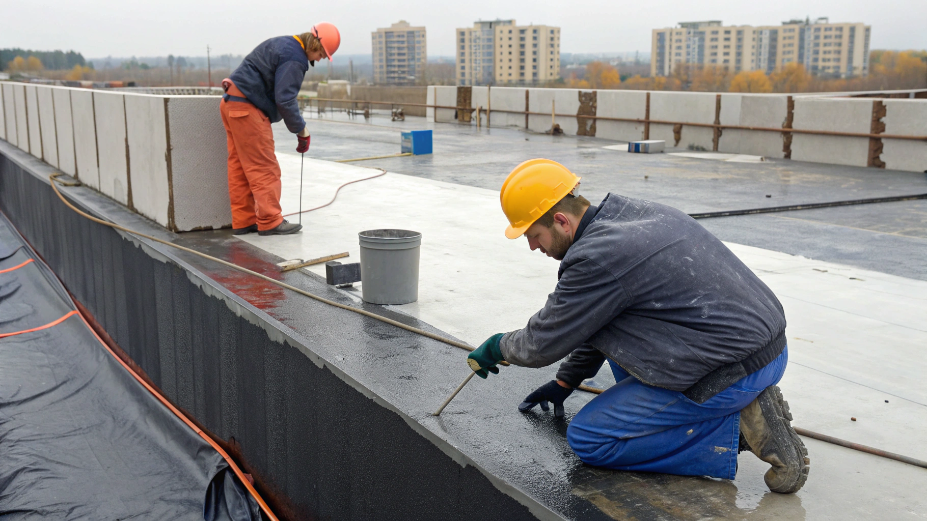 Гидроизоляция стыков панельных домов: современные методы предотвращения протечек